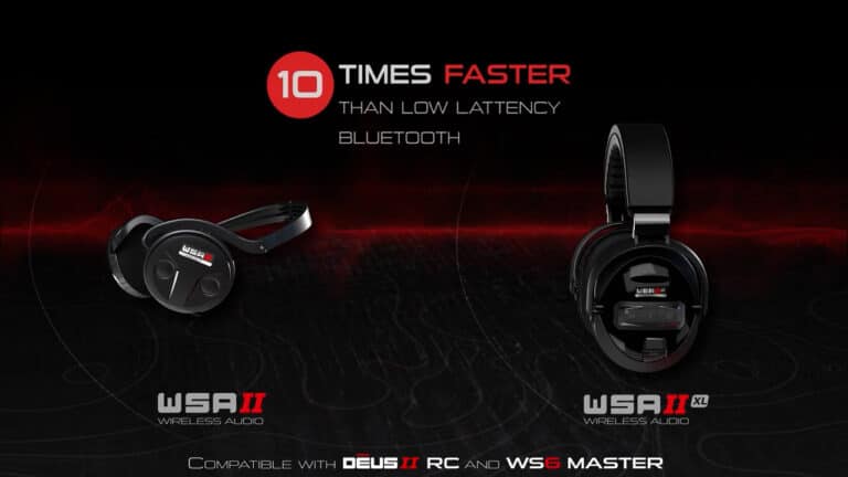 XP Detectors New Wireless Headphones for the XP DEUS 2 FMF Metal Detector