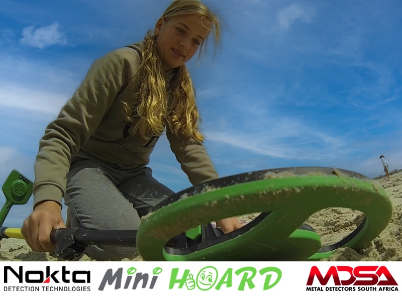 Nokta Midi Hoard being used for metal detecting by kids