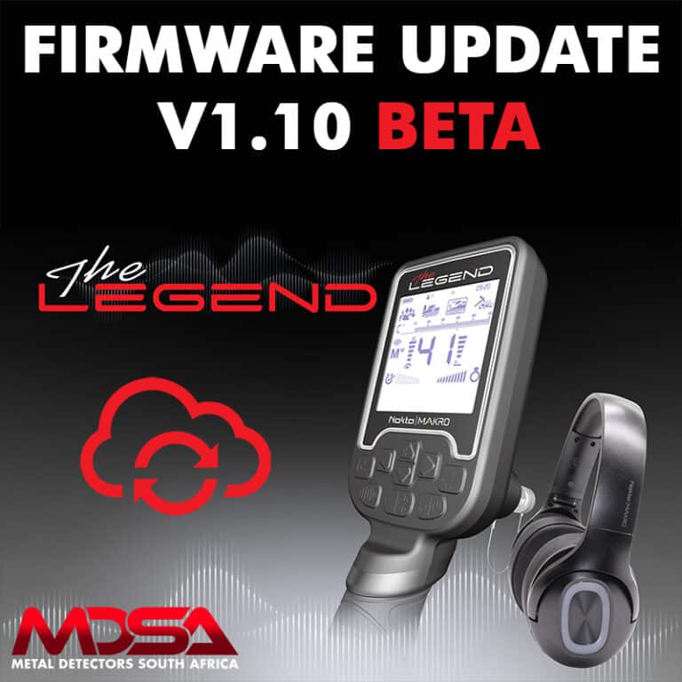 Nokta Legend Firmware Update V1.10 Beta