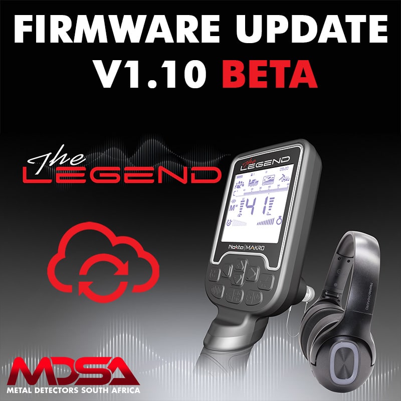 Nokta Legend Firmware Update V1.10 Beta