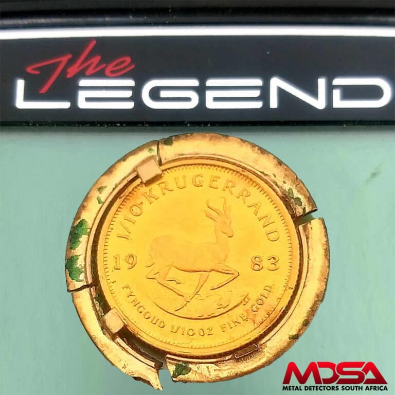 Krugerrand found with the Nokta Legend Metal Detector