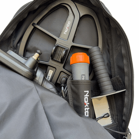 Nokta DetectoBag Backpack - Inside Coil Compartment Nokta DetectoBag Backpack - Inside Coil Compartment