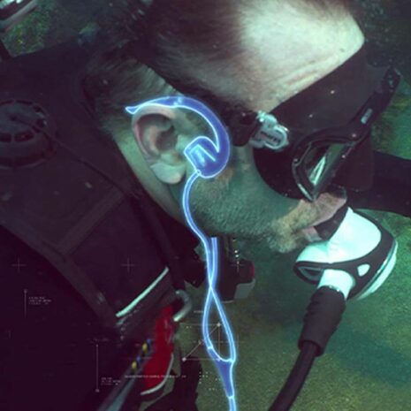 XP BH01 Bone Conduction Headphones - Diving XP BH01 Bone Conduction Headphones - Diving