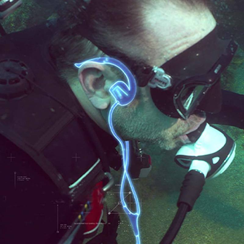 XP BH01 Bone Conduction Headphones - Diving